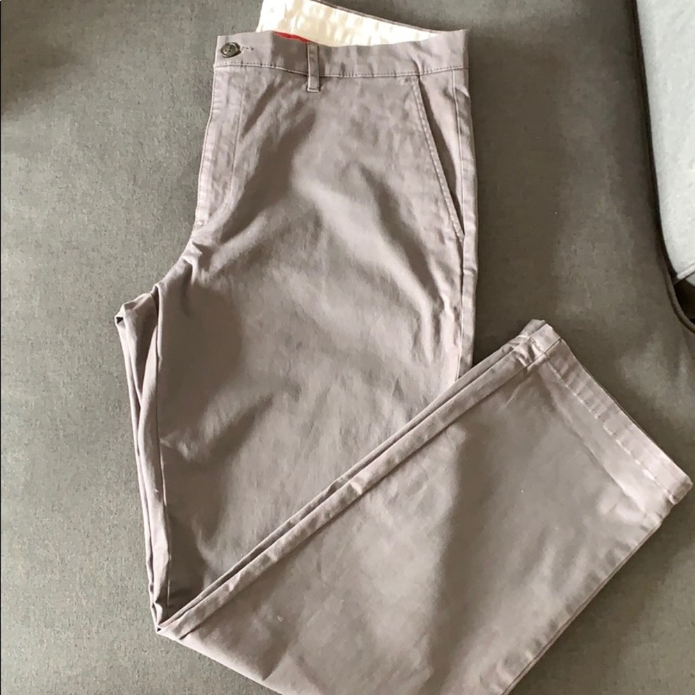 Men’s straight fit washed chino pant
